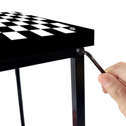 Designer Side Table for Living Room Storage - CHESS Nutcase