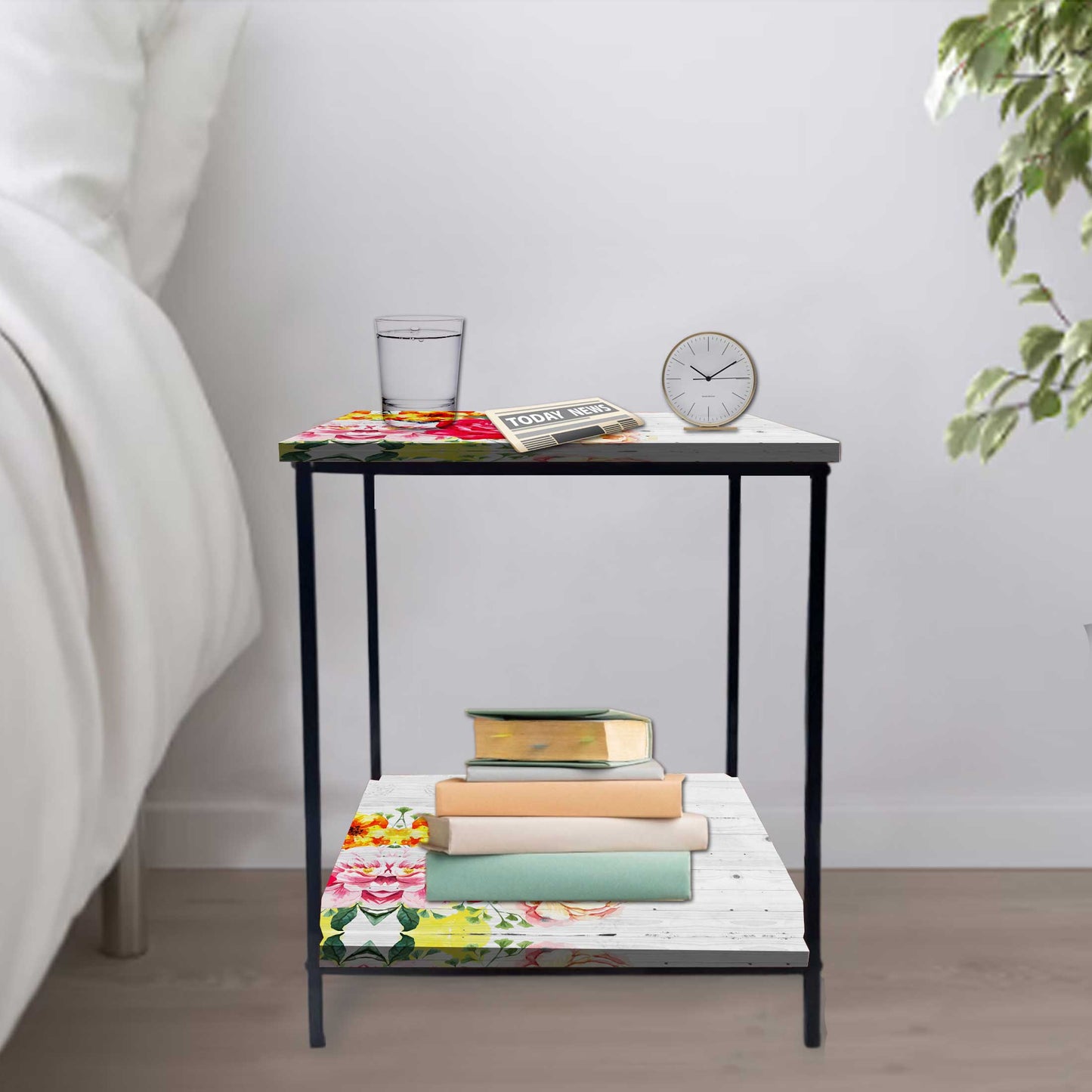 Bedside Dressing Table for Living Room - FLORAL Nutcase