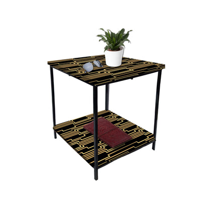 Metal Bedside Table for Corner Rack Bedroom, Living Room - GATSBY Nutcase