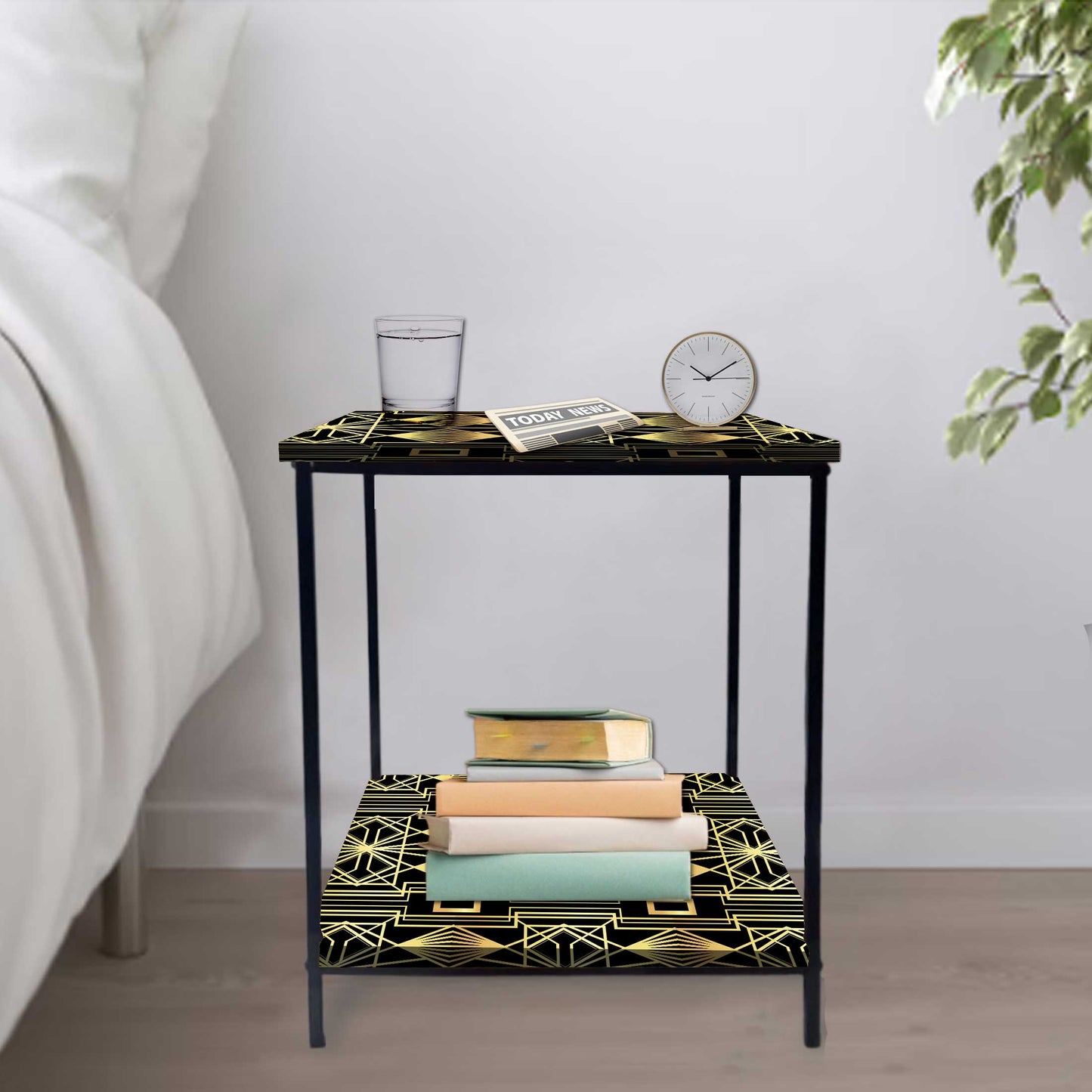 Bedside Dressing Table with Storage for Bedroom - GATSBY Nutcase