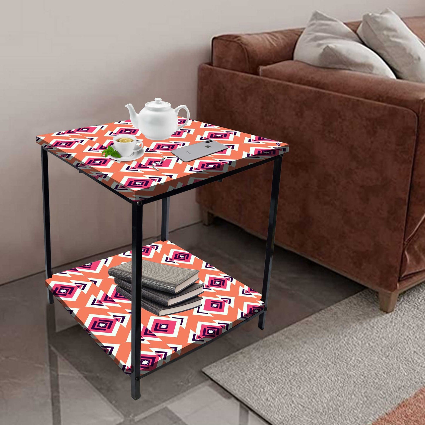 Sofa Side Table for Living Room Furniture - GEOMETRIC Nutcase