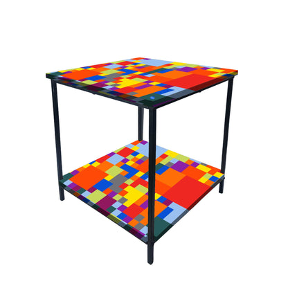 Sofa Side Table for Living Room Furniture - GEOMETRIC Nutcase