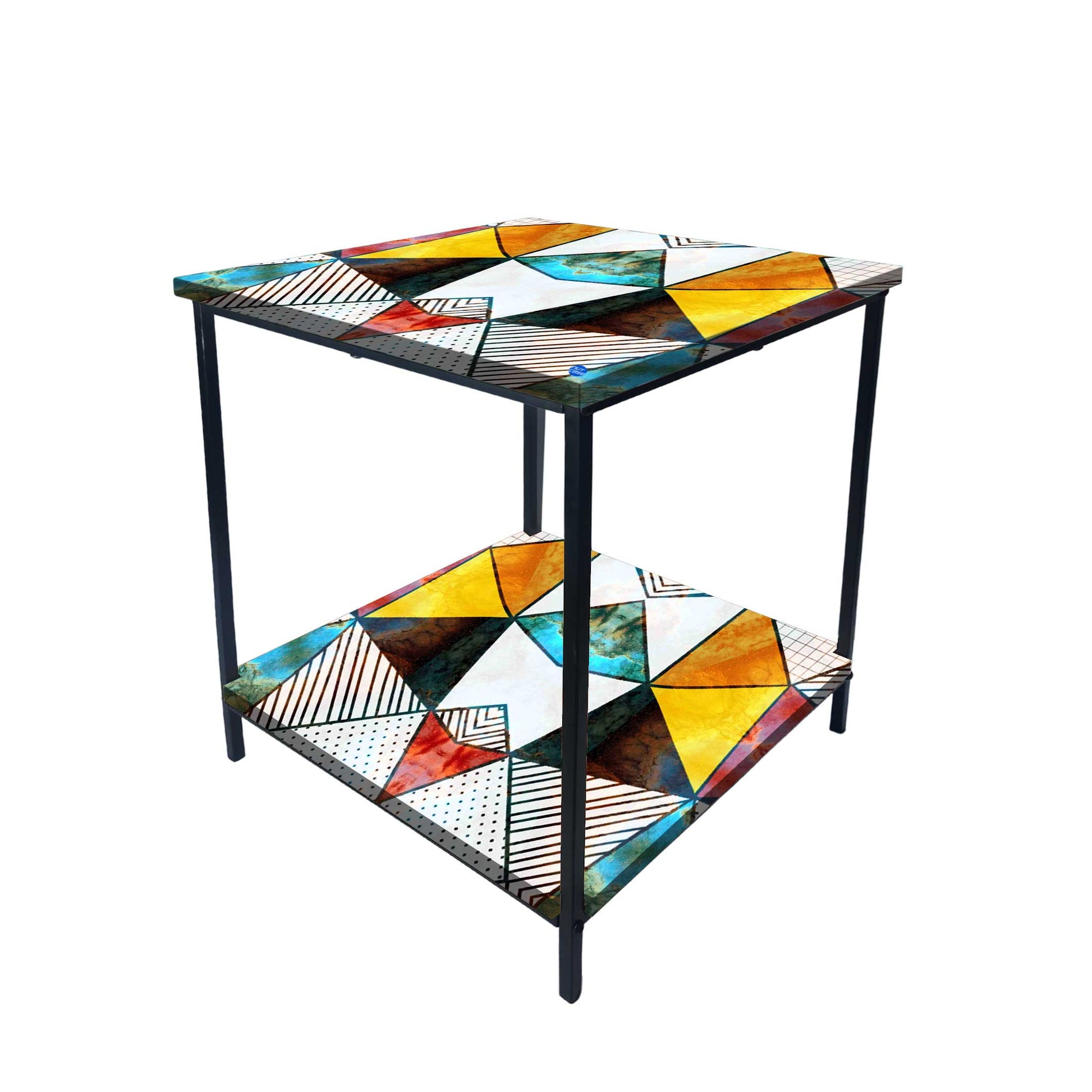 Sofa Side Table for Living Room Furniture - GEOMETRIC Nutcase