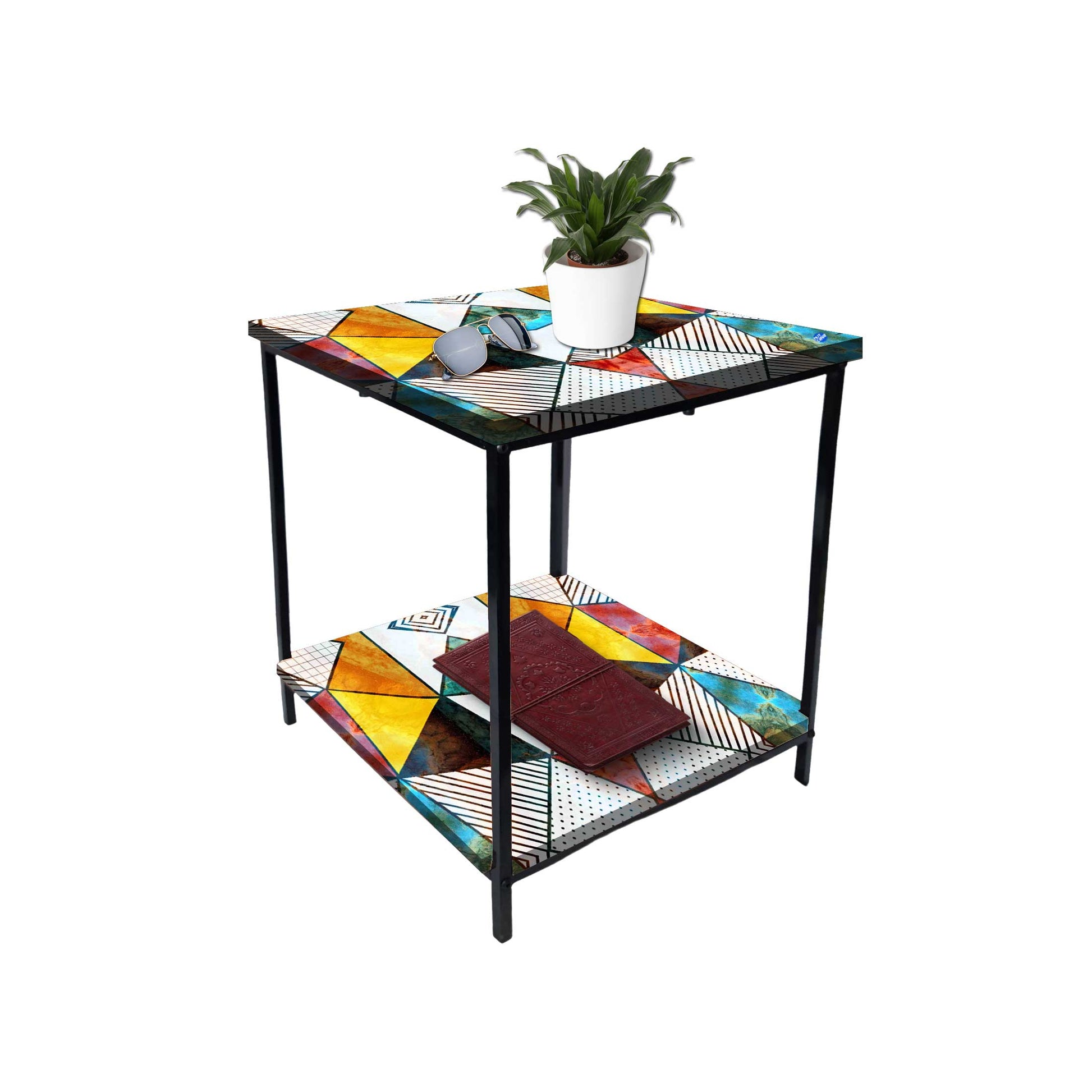 Sofa Side Table for Living Room Furniture - GEOMETRIC Nutcase