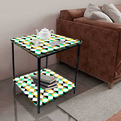 Sofa Side Table for Living Room Furniture - GEOMETRIC Nutcase