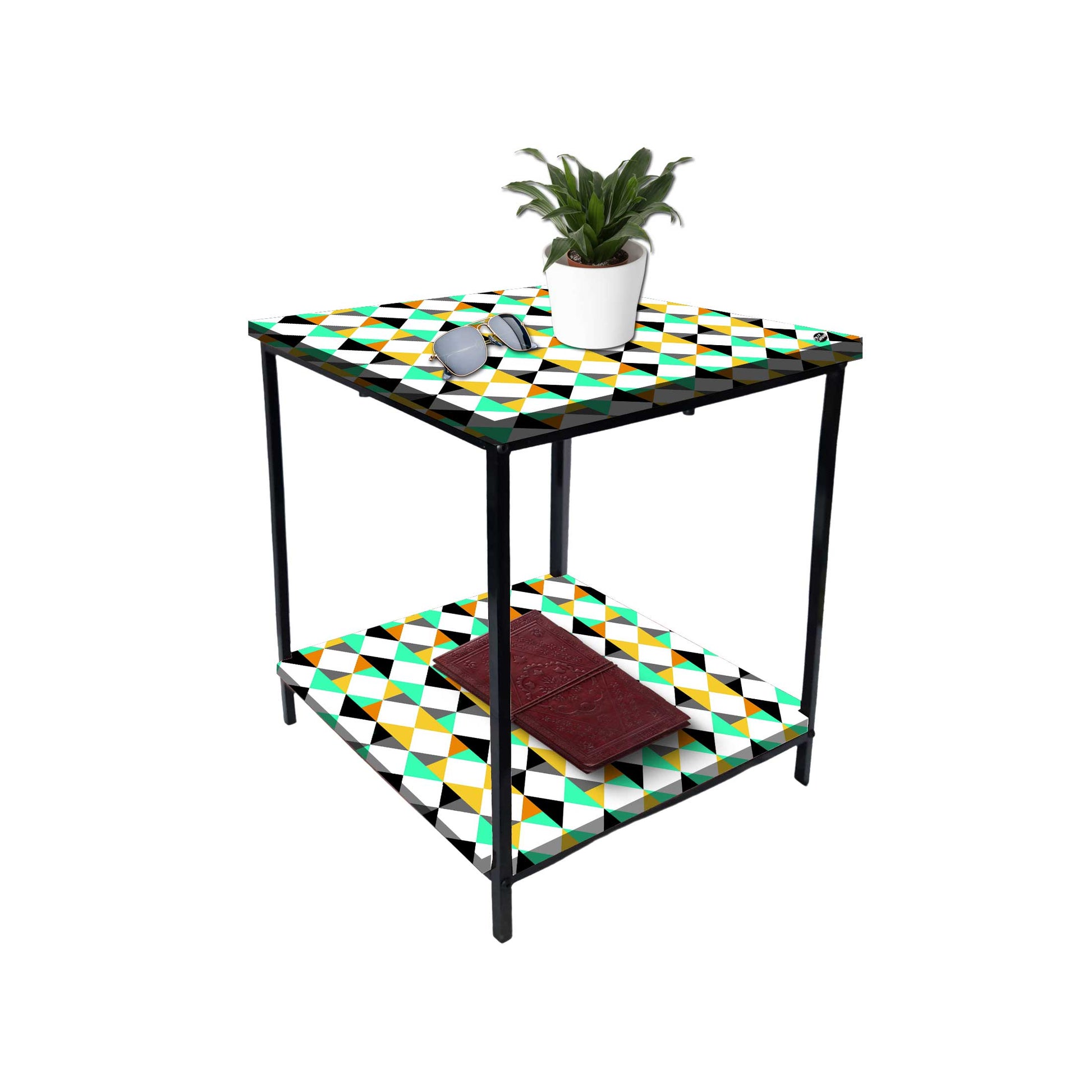 Sofa Side Table for Living Room Furniture - GEOMETRIC Nutcase