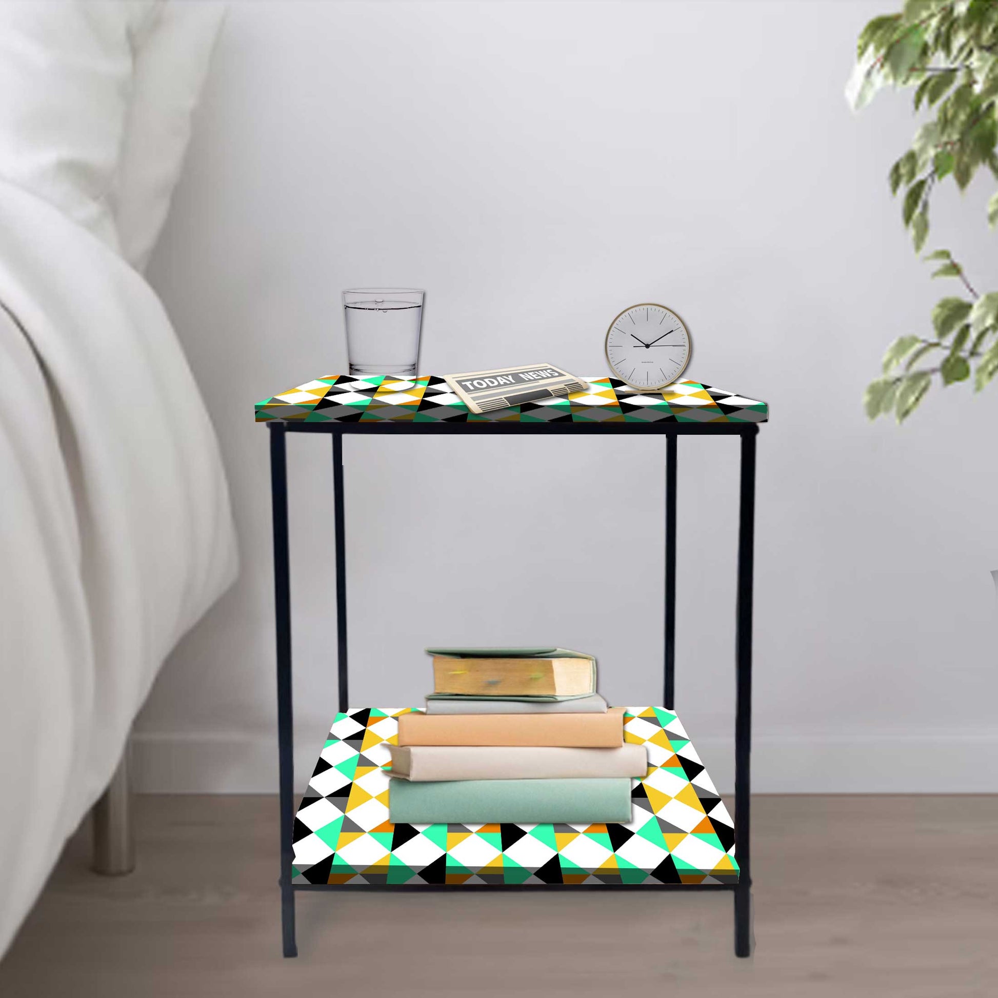 Sofa Side Table for Living Room Furniture - GEOMETRIC Nutcase