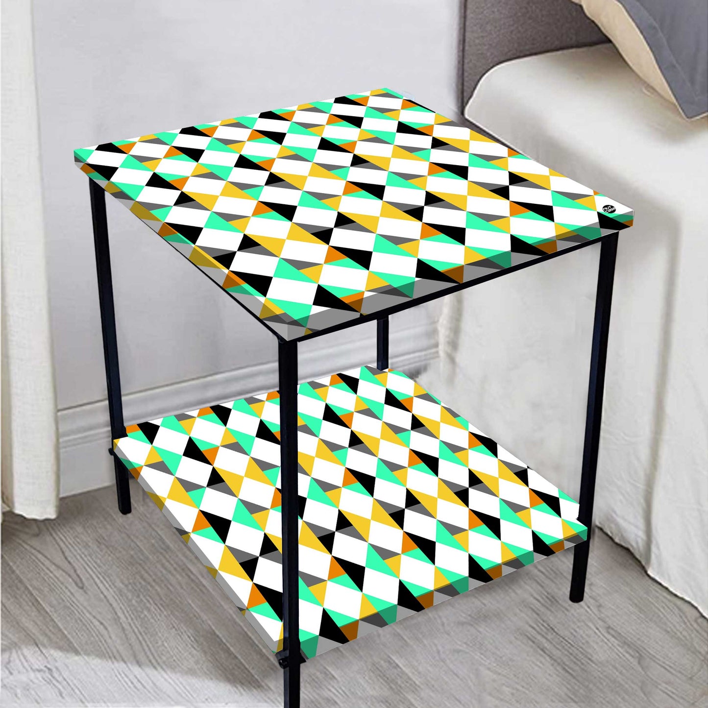 Sofa Side Table for Living Room Furniture - GEOMETRIC Nutcase