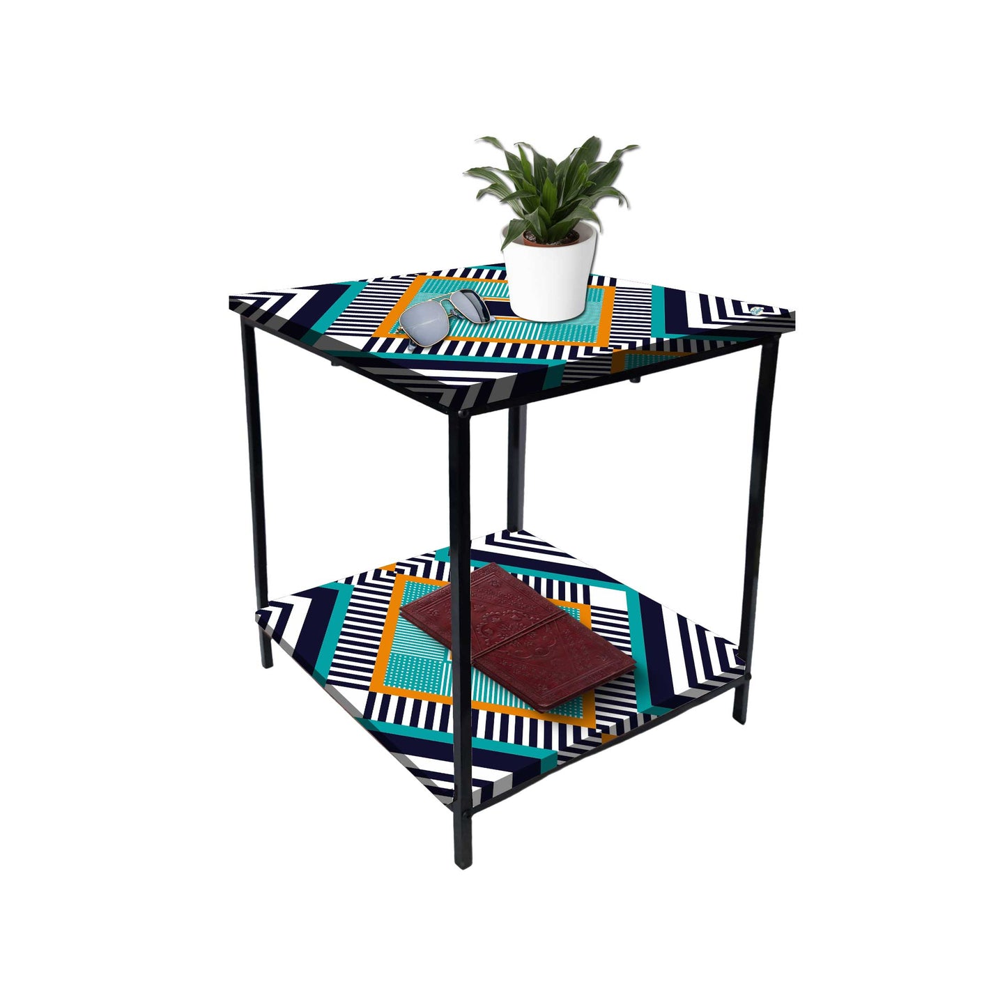 Sofa Side Table for Living Room Furniture - GEOMETRIC Nutcase