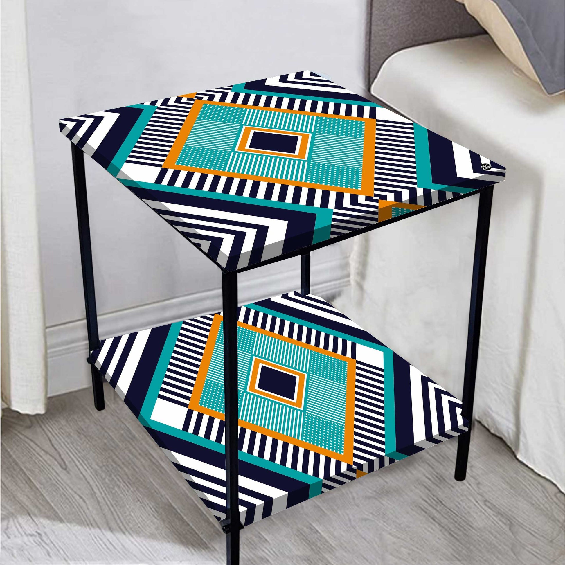 Sofa Side Table for Living Room Furniture - GEOMETRIC Nutcase