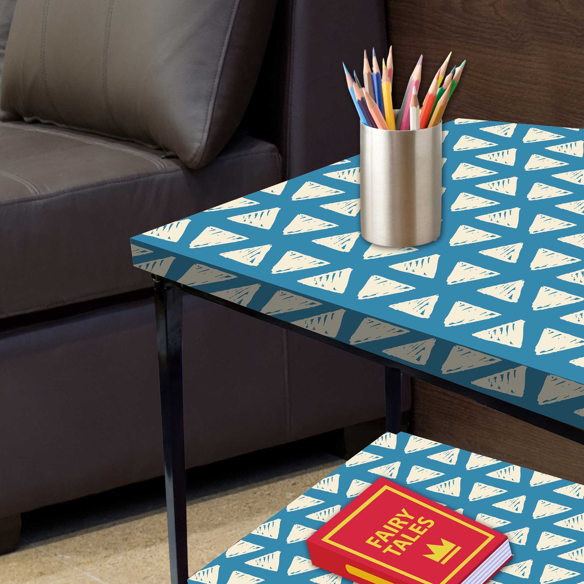 Sofa Side Table for Living Room Furniture - GEOMETRIC Nutcase