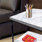 Small Bedside Table for Living Room Corner Rack - Digital Marble Nutcase