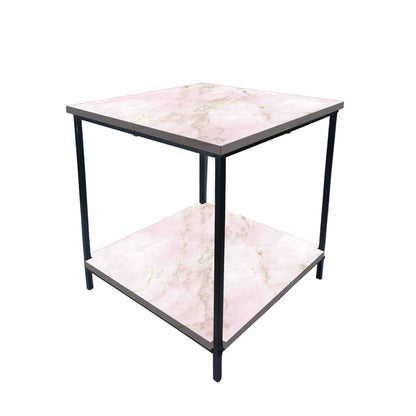 Small Bedside Table for Living Room Corner Rack - Digital Marble Nutcase