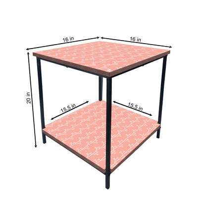 Small Side Table for Bedroom Corner Rack - Colorful Nutcase