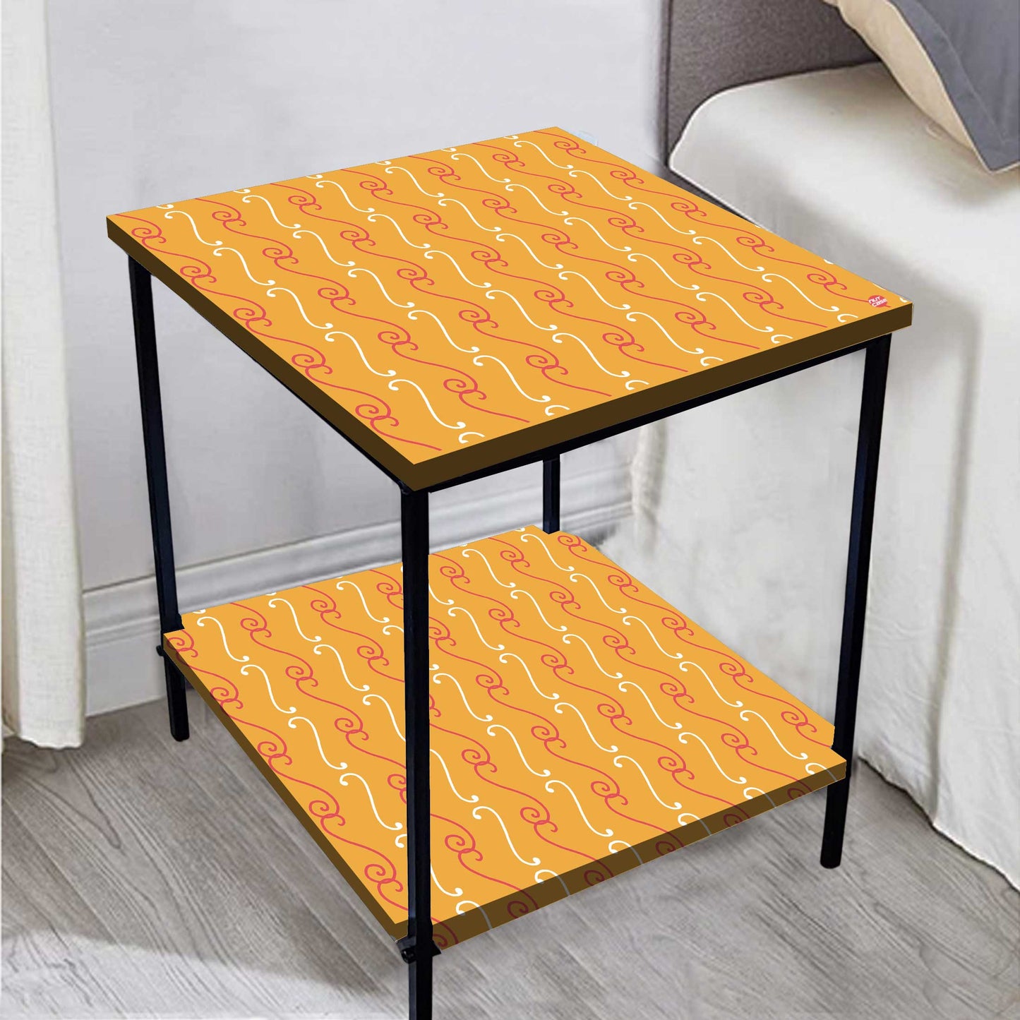 Small Side Table for Bedroom Corner Rack - Colorful Nutcase