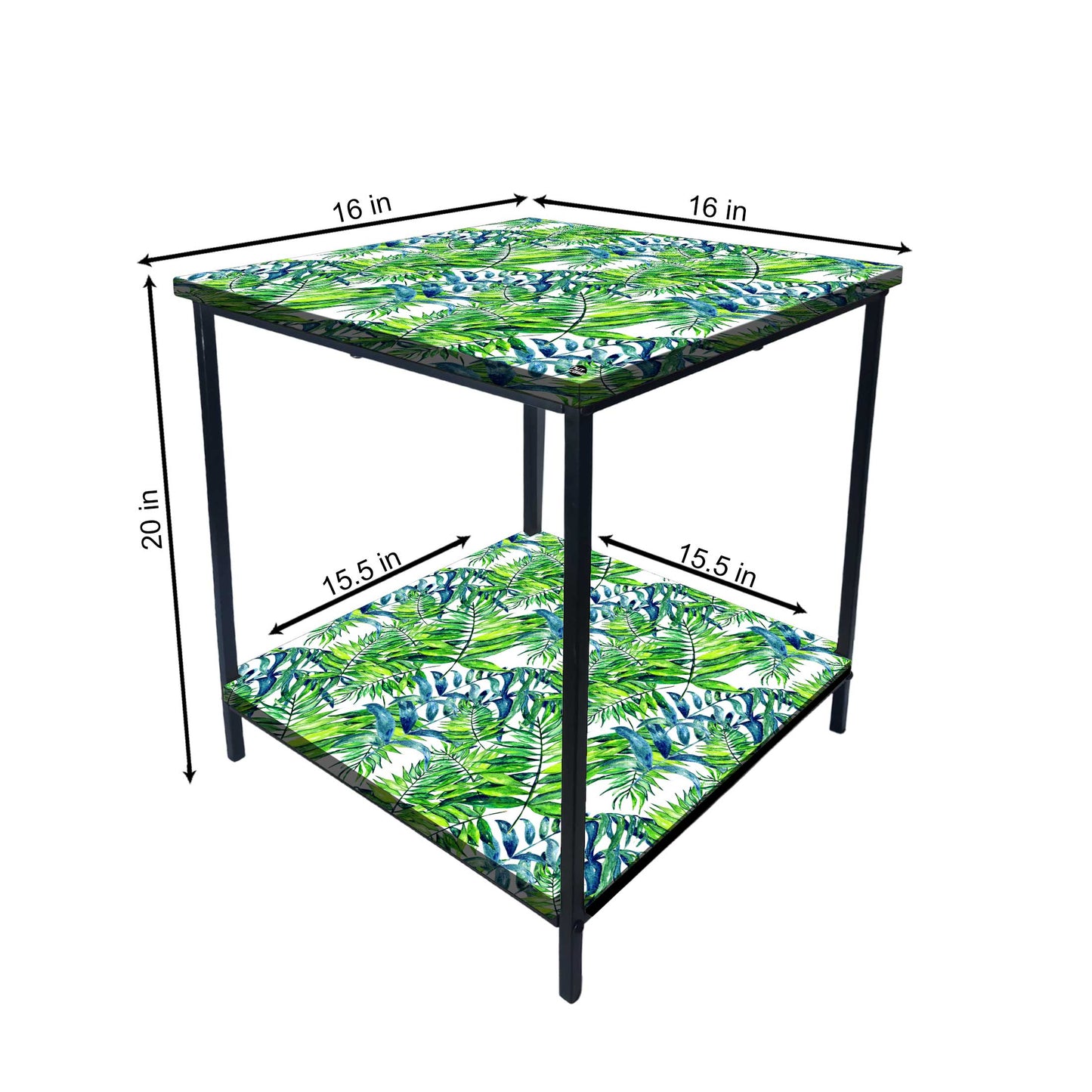 Living Room Bedside Stand Table for Storage Rack  - Tropical Nutcase