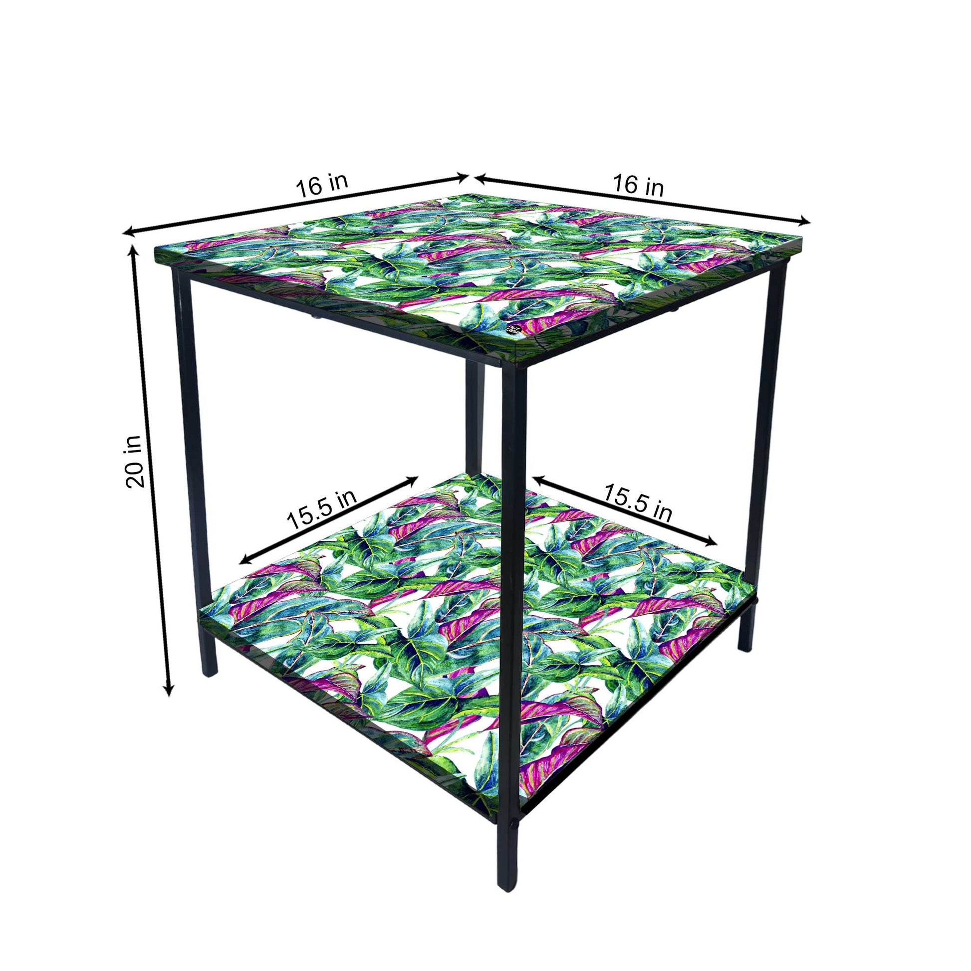 Living Room Bedside Stand Table for Storage Rack  - Tropical Nutcase