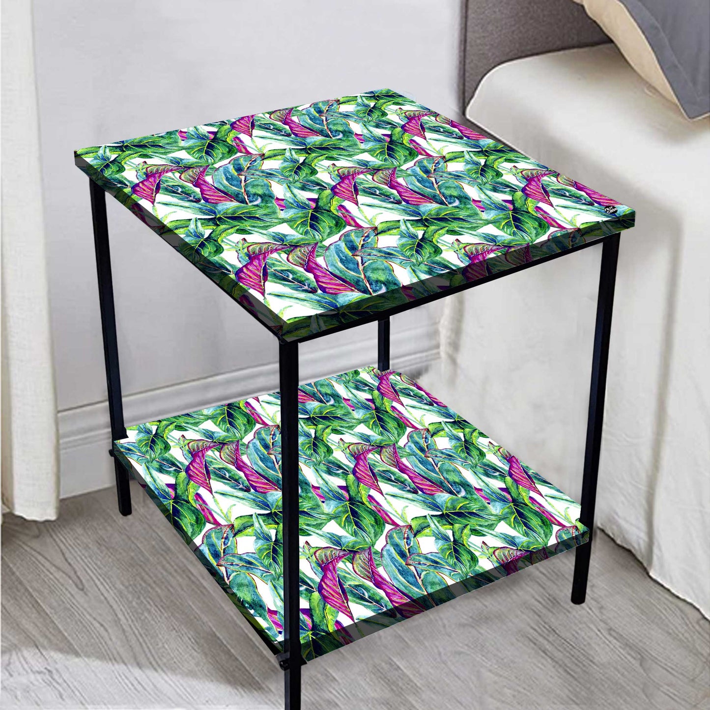 Living Room Bedside Stand Table for Storage Rack  - Tropical Nutcase