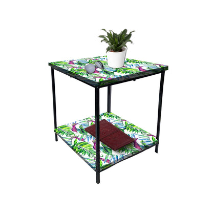 Living Room Bedside Stand Table for Storage Rack  - Tropical Nutcase