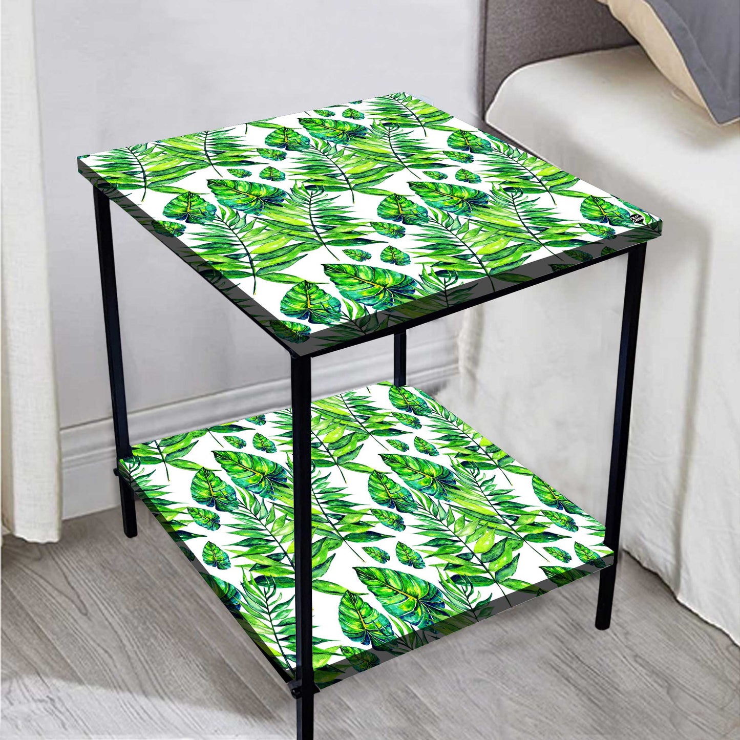 Living Room Bedside Stand Table for Storage Rack  - Tropical Nutcase