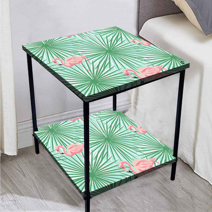 Small Bedside Table for Bedroom Living Room - Summer Tropical Design Nutcase