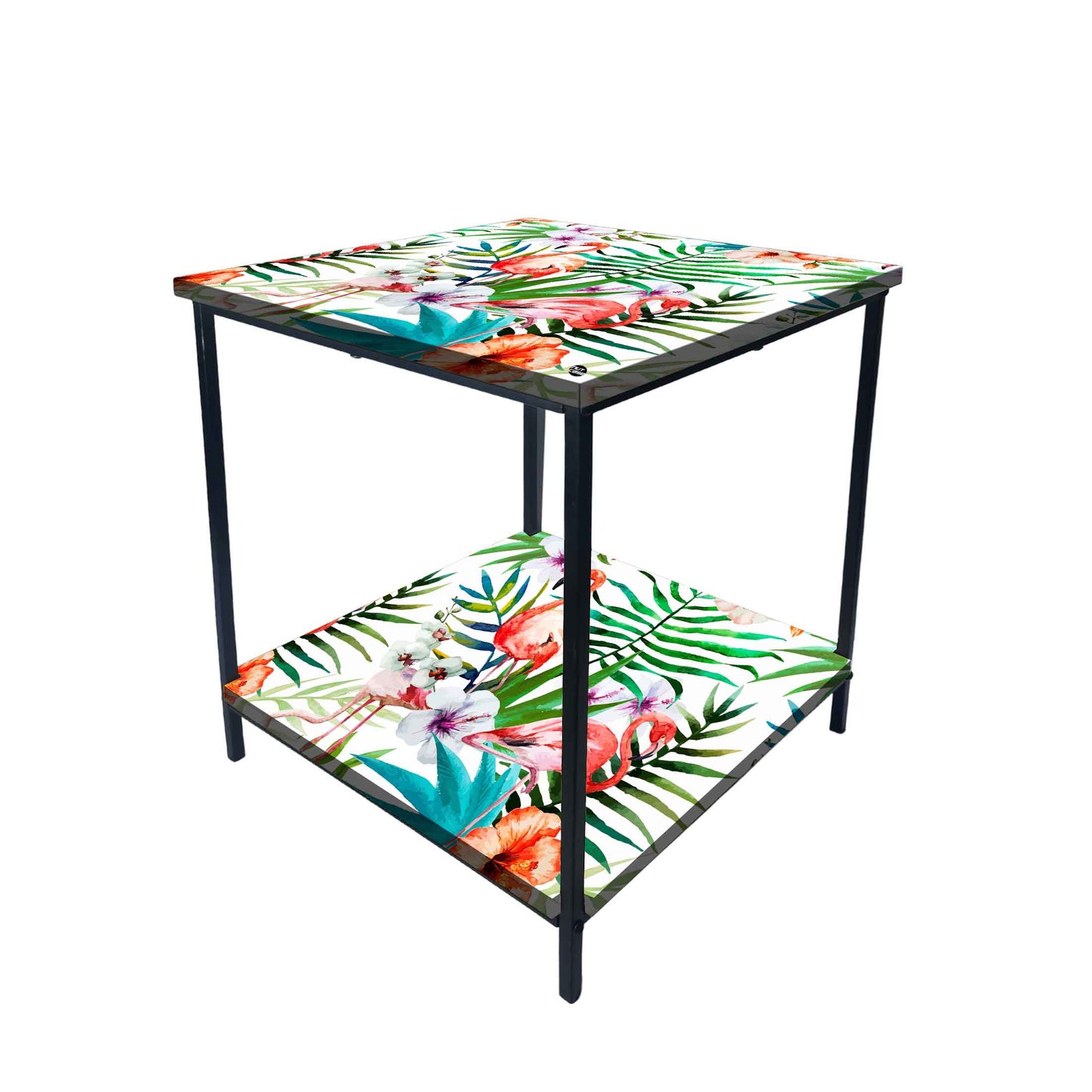 Small Bedside Table for Bedroom Living Room - Summer Tropical Design Nutcase