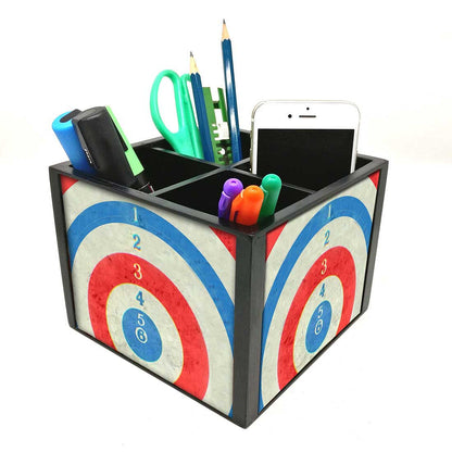 Desk Organizer For Stationery -  Bullseye Nutcase