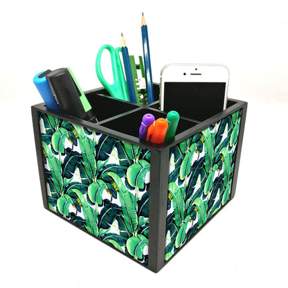 Desk Organizer For Stationery -  Banana Leaves Nutcase