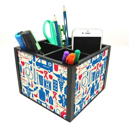 Desk Organizer For Stationery -  Doctor Prescription Nutcase