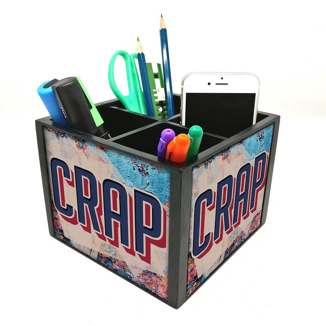 Desk Organizer For Stationery -  Crap Nutcase