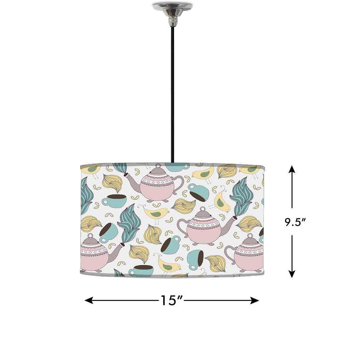 Pendant Lamp Drum Shade Ceiling Lights Nutcase