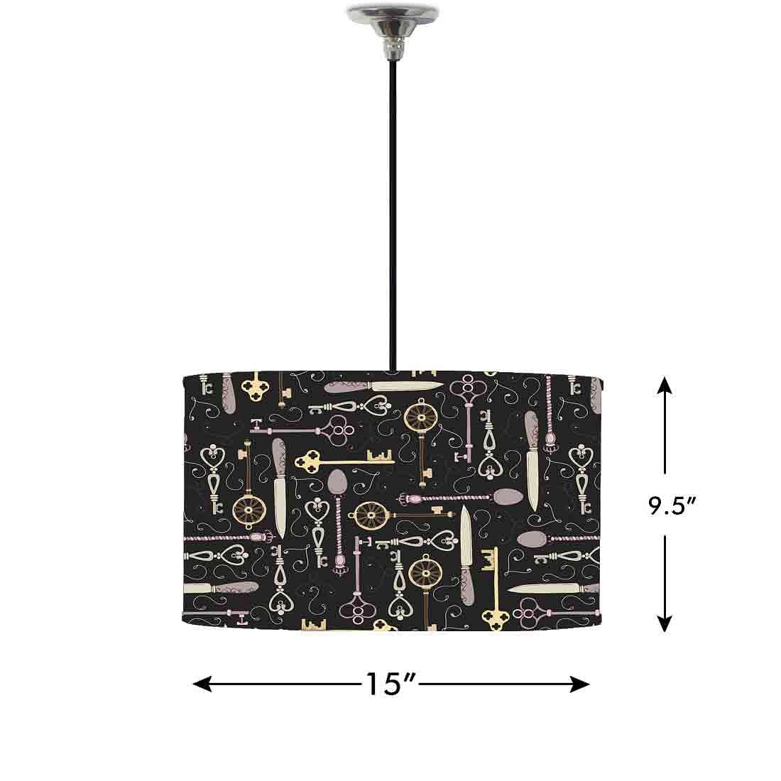 Ceiling Lamp 15" Drum Lamp Shade Nutcase