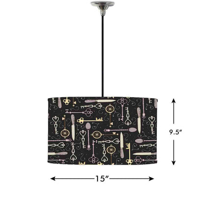 Ceiling Lamp 15" Drum Lamp Shade Nutcase