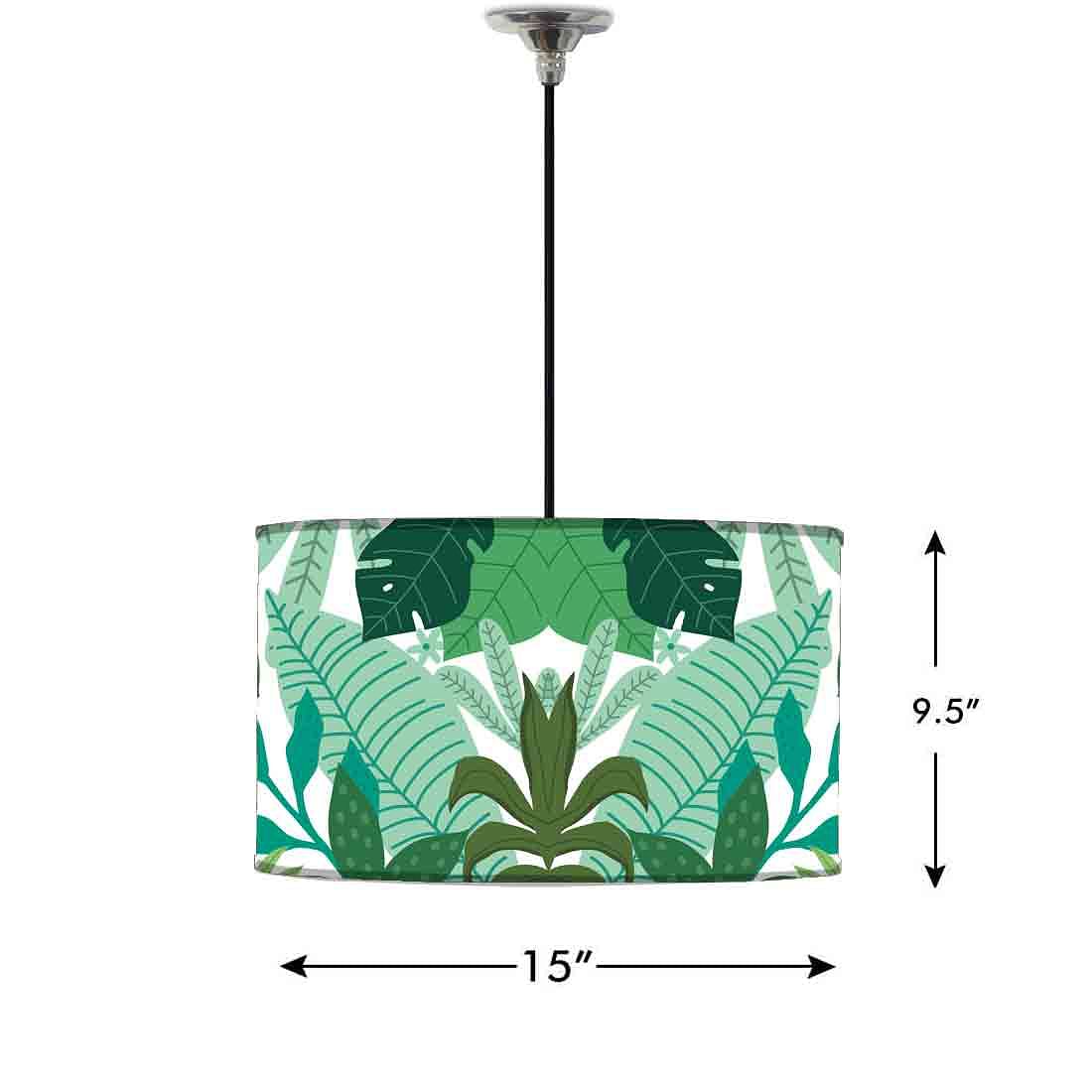 Ceiling Lamp Hanging Drum Lampshade - Tropical Trending Vibes Nutcase