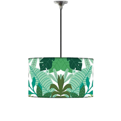 Ceiling Lamp Hanging Drum Lampshade - Tropical Trending Vibes Nutcase