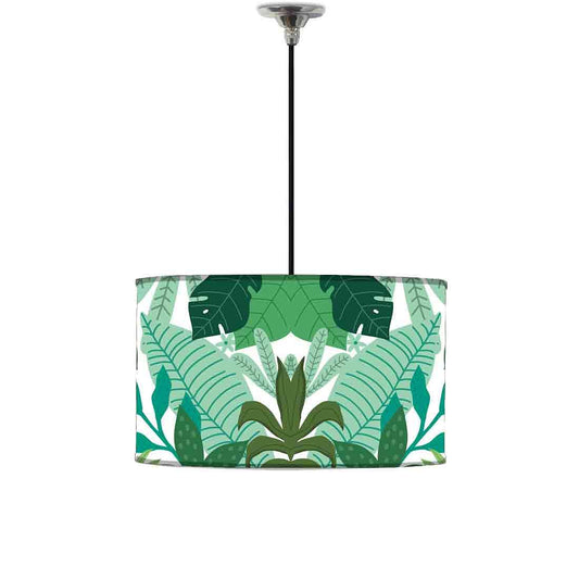 Ceiling Lamp Hanging Drum Lampshade - Tropical Trending Vibes Nutcase