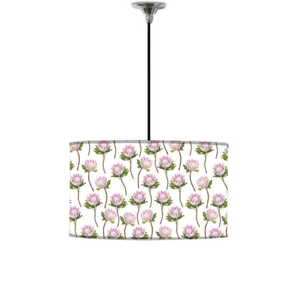 Ceiling Lamp Hanging Drum Lampshade - Flower Buds Nutcase