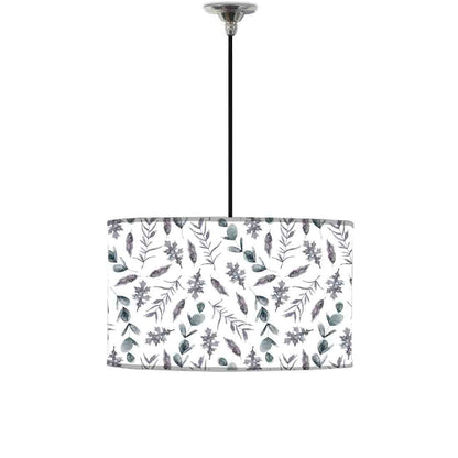 Ceiling Lamp Hanging Drum Lampshade - Leaves Nutcase