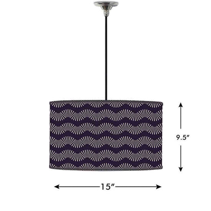 Ceiling Lamp Hanging Drum Lampshade - Retro Design Nutcase