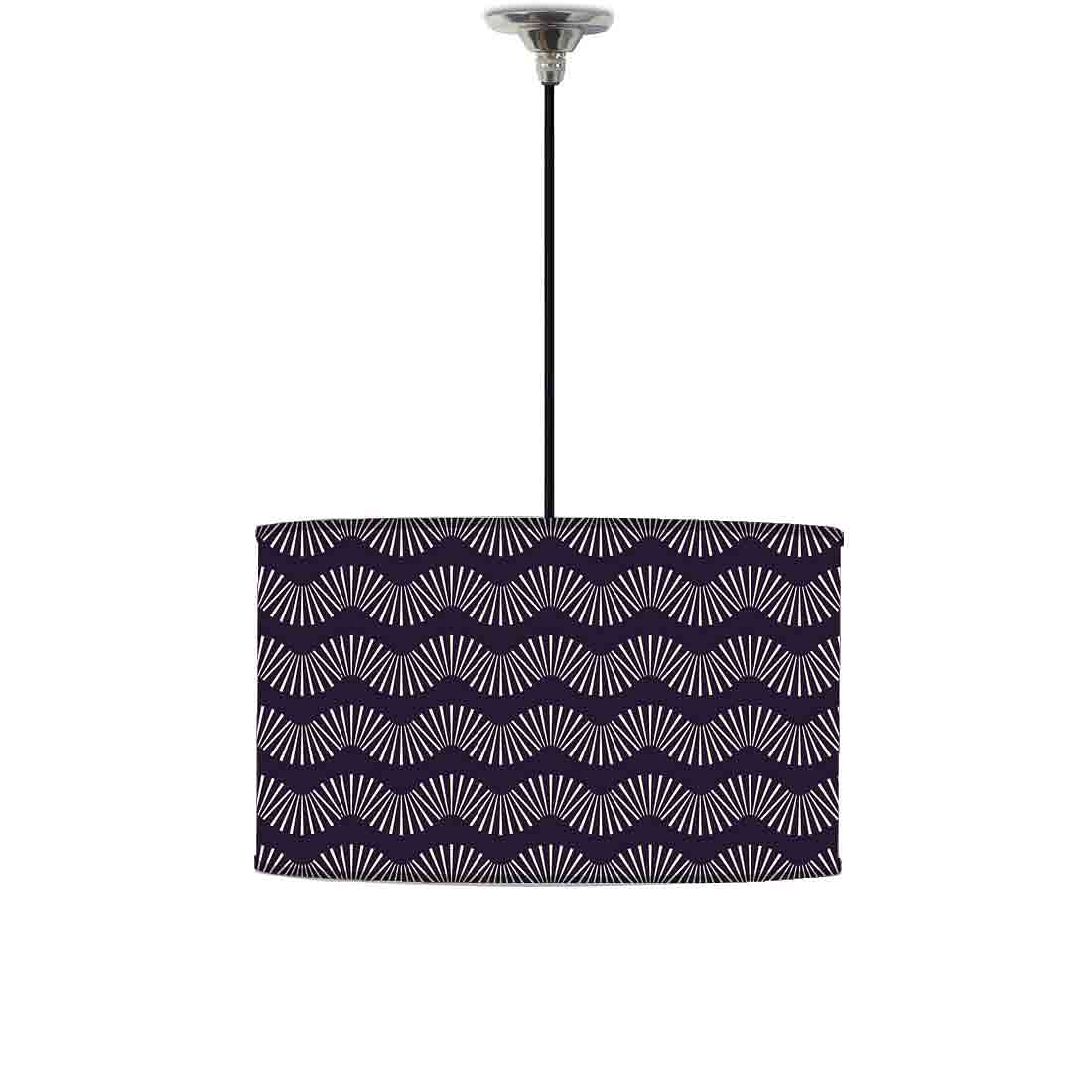 Ceiling Lamp Hanging Drum Lampshade - Retro Design Nutcase