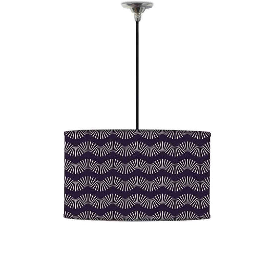 Ceiling Lamp Hanging Drum Lampshade - Retro Design Nutcase