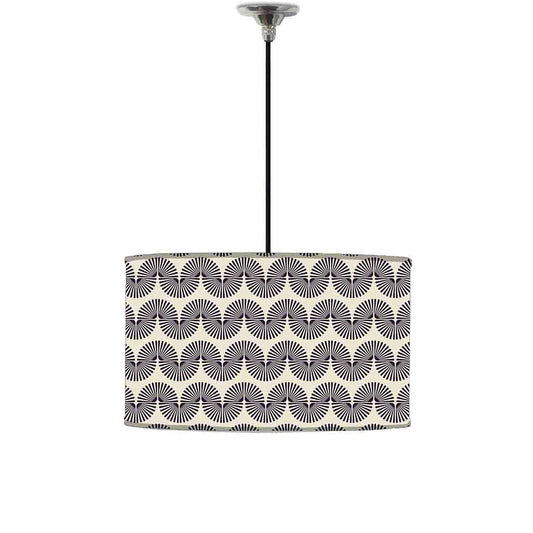 Ceiling Lamp Hanging Drum Lampshade - Beautiful Retro Pattern Nutcase