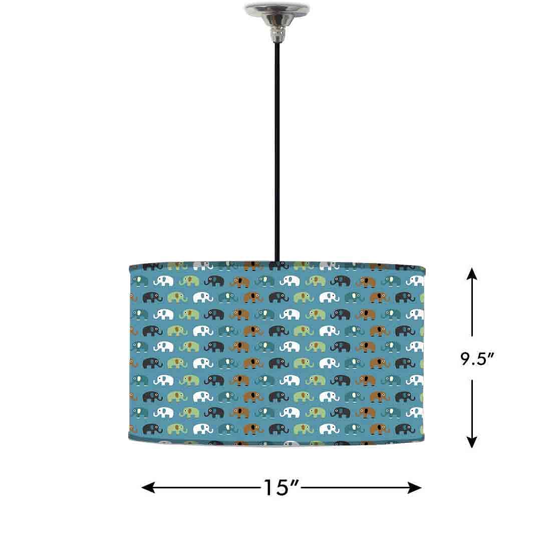 Pendant Lamp Drum Shade Ceiling Lights Nutcase