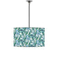 Ceiling Lamp Hanging Drum Lampshade - Tropical Leaf Nutcase
