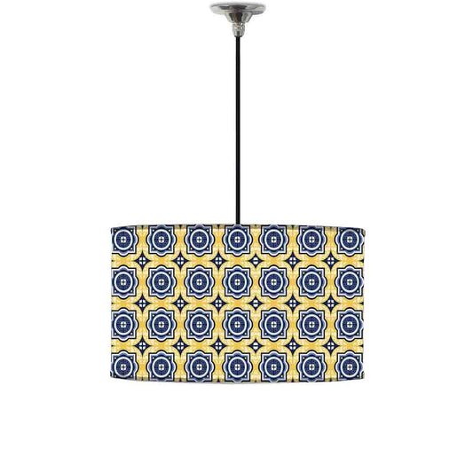 Ceiling Lamp Hanging Drum Lampshade - Portuguese Architecture Nutcase