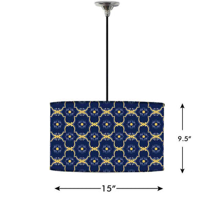 Ceiling Lamp Hanging Drum Lampshade - Spanish Pattern Nutcase