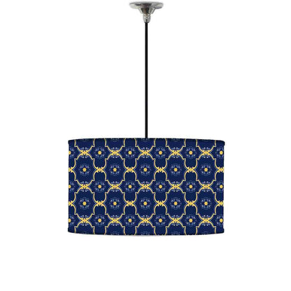 Ceiling Lamp Hanging Drum Lampshade - Spanish Pattern Nutcase