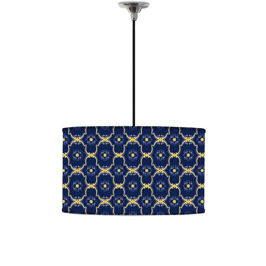 Ceiling Lamp Hanging Drum Lampshade - Spanish Pattern Nutcase