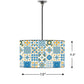 Ceiling Lamp Hanging Drum Lampshade - Love From Lisbon Nutcase