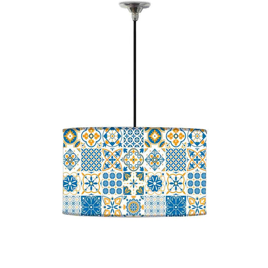 Ceiling Lamp Hanging Drum Lampshade - Love From Lisbon Nutcase